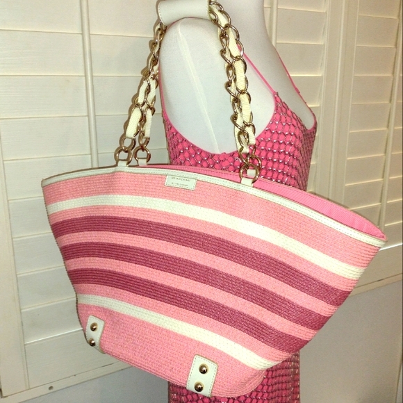 BURBERRY Blue Label Pink Travel Bag - Picture 1 of 16